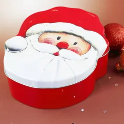 Metall-Gebäckdose Weihnachtsmann