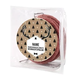 3,5 Meter Salami auf einer Kabeltrommel zu Weihnachten