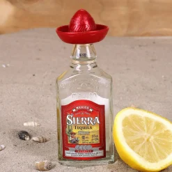 Mexikanisches Tequila Geschenk-Set mit graviertem Tequilaglas und Tequilaflasche