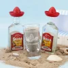 Mexikanisches Urlaubs-Feeling in der Holzkiste - mit Tequila und graviertem Schnapsglas