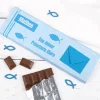 Milchschokolade mit Fischsymbol zur Kommunion