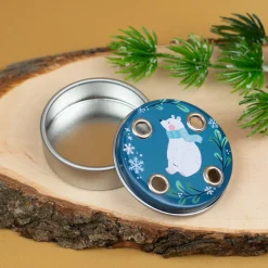 Mini Adventskranz zu Weihnachten mit verschiedenen Motiven inkl. Kerzen