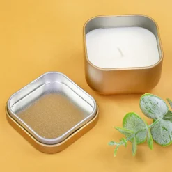 Mini Duftkerze als Geschenk zum Geburtstag personalisiert mit Name | Gold oder Rosé
