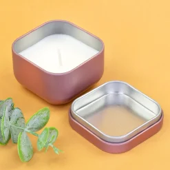 Mini Duftkerze 'Happy Birthday' mit Vanille Duft als Geschenk zum Geburtstag | Gold oder Rosé