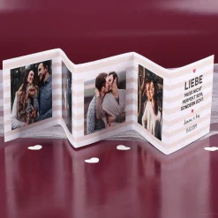 Mini Fotobuch zum Valentinstag in passender Box - Liebe muss echt sein