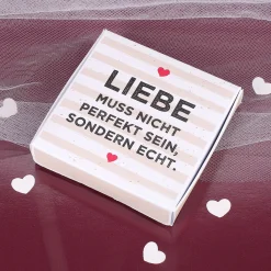 Mini Fotobuch zum Valentinstag in passender Box - Liebe muss echt sein