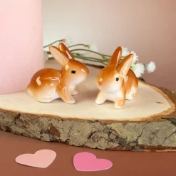 Mini Häschen aus Keramik | Dekoration zu Ostern