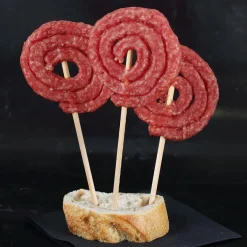 Mini Salami Snack - Liebe geht durch den Magen - mit Name