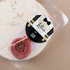 Mini Salami Snack zum Vatertag mit Hosenträger und Name