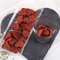 Mini Salami Snack zum Vatertag mit Hosenträger und Name