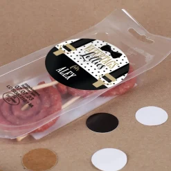 Mini Salami Snack zum Vatertag mit Hosenträger und Name