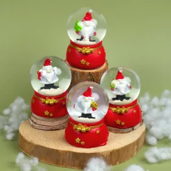 Mini Schneekugel mit Wichtel in 4 Varianten | Wichtelgeschenk