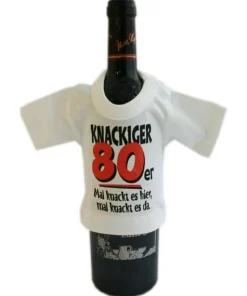 Mini-Shirt für Flaschen Knackiger 80er