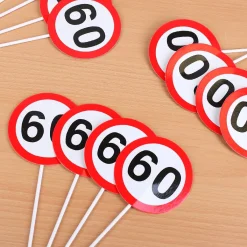 Mini Verkehrsschilder zum 60. Geburtstag