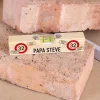 Mini Wasserwaage aus Holz mit zum Geburtstag mit Aufdruck