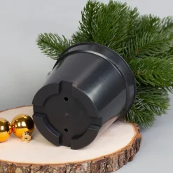 Mini Weihnachtsbaum mit Topf - naturgetreue hochwertige Deko für die Weihnachtszeit | Kunst-Kiefer