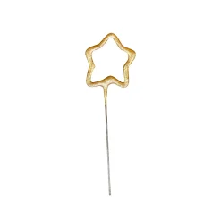 Mini Wunderkerze Stern gold