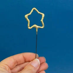Mini Wunderkerze Stern gold