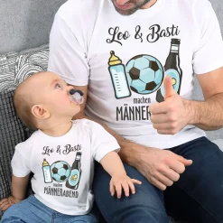 Männerabend Outfit für Vater und Sohn