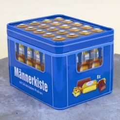 Männerkiste mit Schokolade | Bierkasten Design