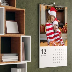 Moderner Foto-Wandkalender 2026 mit Wunschtext in verschiedenen Formaten