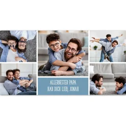 Mousepad XXL personalisiert mit Fotos & Wunschtext | Schreibtischunterlage & Gaming-Mauspad