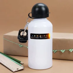 Namensaufkleber mit Weltraum & Planeten Motiv | Personalisiertes Geschenk für Einschulung und Schule