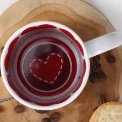 Namenstasse zum Valentinstag innen und außen bedruckt