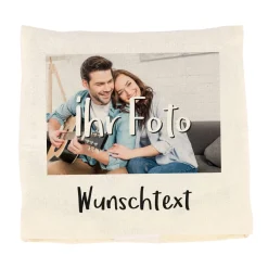 Natur-Wärmekissen mit Ihrem persönlichen Foto und Wunschtext
