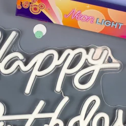Neon Schild - Happy Birthday 42 x 28 cm
