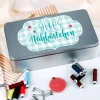 Nähkästchen aus Metall mit Ihrem Wunschnamen bedruckt