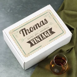 Nicht alt, sondern Vintage - Asbach Uralt Geschenkset mit graviertem Glas