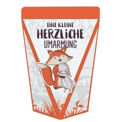 niedliche Geschenktüte für eine kleine Umarmung - mit Bonbons, Schokolade oder ohne Füllung