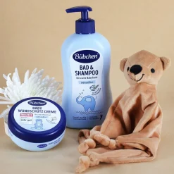 Niedlicher Geschenkkorb zur Geburt für Mädchen und Jungen - auch mit Füllung erhältlich