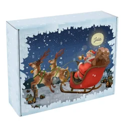 Nostalgie Weihnachtskalender mit Ihrem Wunschnamen