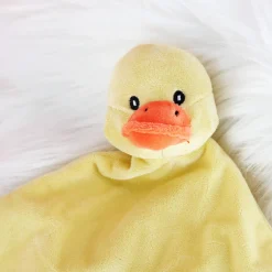 Nuckeltuch mit bestickten Namen - Ente