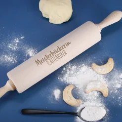 Nudelholz für Meisterbäcker mit Namensgravur