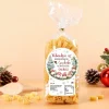 Nudeln zu Weihnachten personalisiert mit Name | Weihnachtsnudeln in Geschenkform mit Wichtel-Motiv