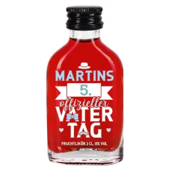 Offizieller Vatertagsschnaps - Schnaps Fläschchen zum Vatertag mit Name bedruckt