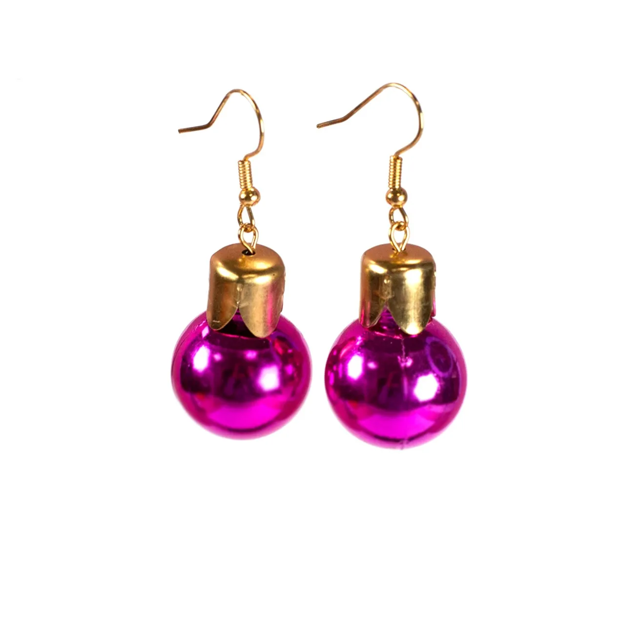 Ohrringe in Weihnachtskugel-Form in 4 Farben | Weihnachtsschmuck