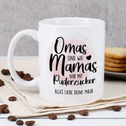 Omas sind wie Mamas - Tasse mit Ihrem Wunschtext