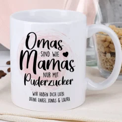 Omas sind wie Mamas - Tasse mit Ihrem Wunschtext
