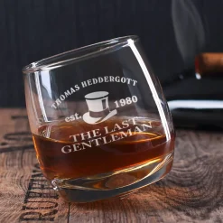 Originelles Whiskyglas für aussergewöhnlichen Gentleman mit hochwertiger Gravur