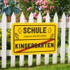 Ortsschild zur Einschulung mit Ihrem Wunschtext - 70 x 50 cm