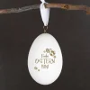 Osterei "Frohe Ostern" mit persönlicher Namensgravur