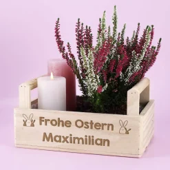 Osterkorb mit Gravur für ihre Ostergeschenke