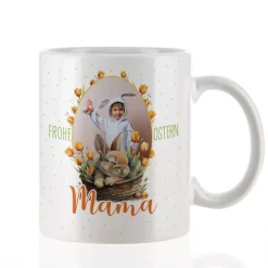 Ostertasse mit Ihrem Foto & Name