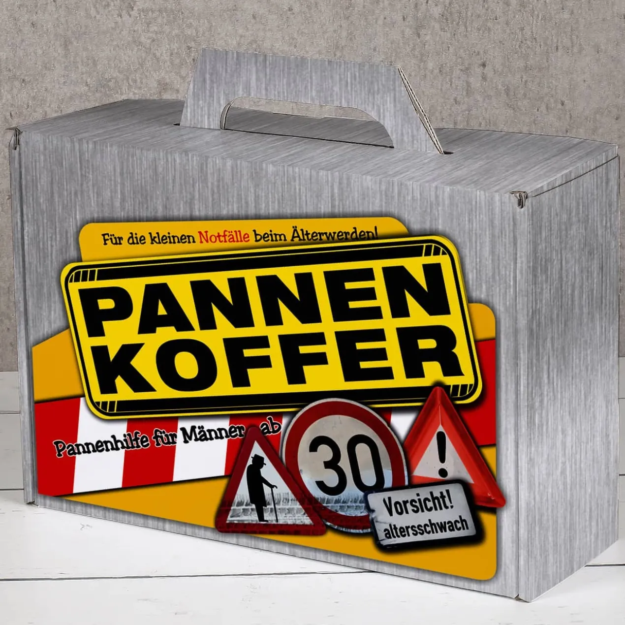 Pannenkoffer für den Mann ab 30