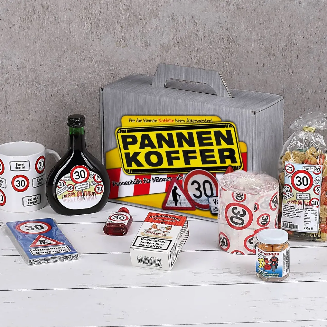 Pannenkoffer für den Mann ab 30