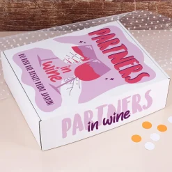 Partners in Wine - Wein Geschenkset mit zwei Weingläsern und veganem Biorebe Wein